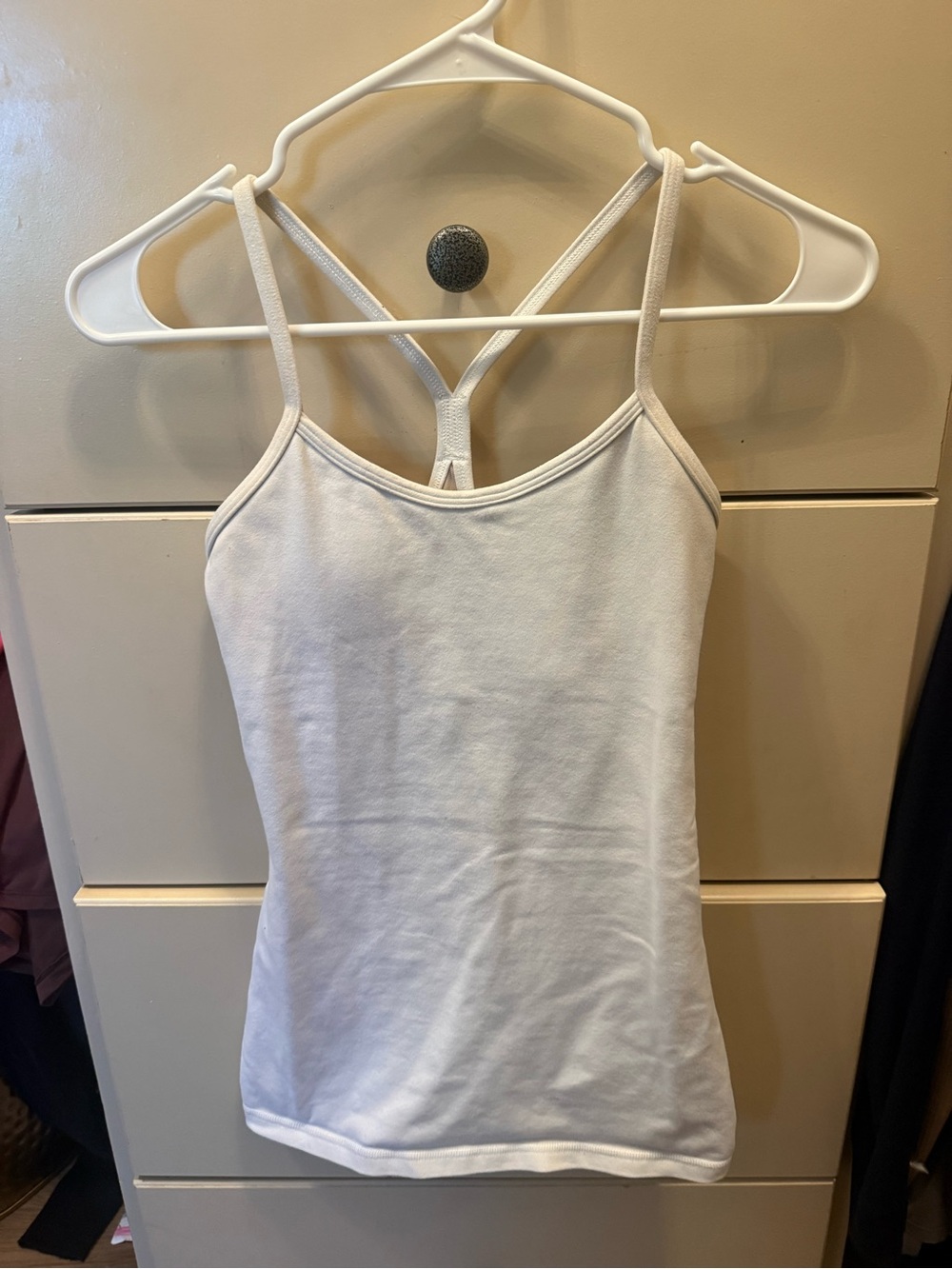 White lululemon athletica Racerback Camisole Tank - sz 2